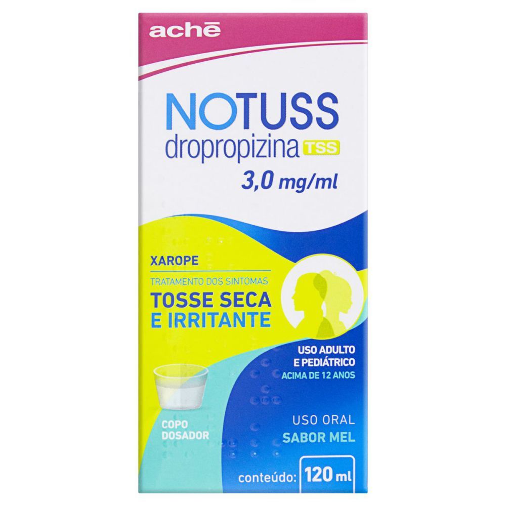 [TESTE] Notuss Tss 3Mg/mL Caixa Contendo 1 Frasco Com 120mL De Xarope + 1 Copo Medidor