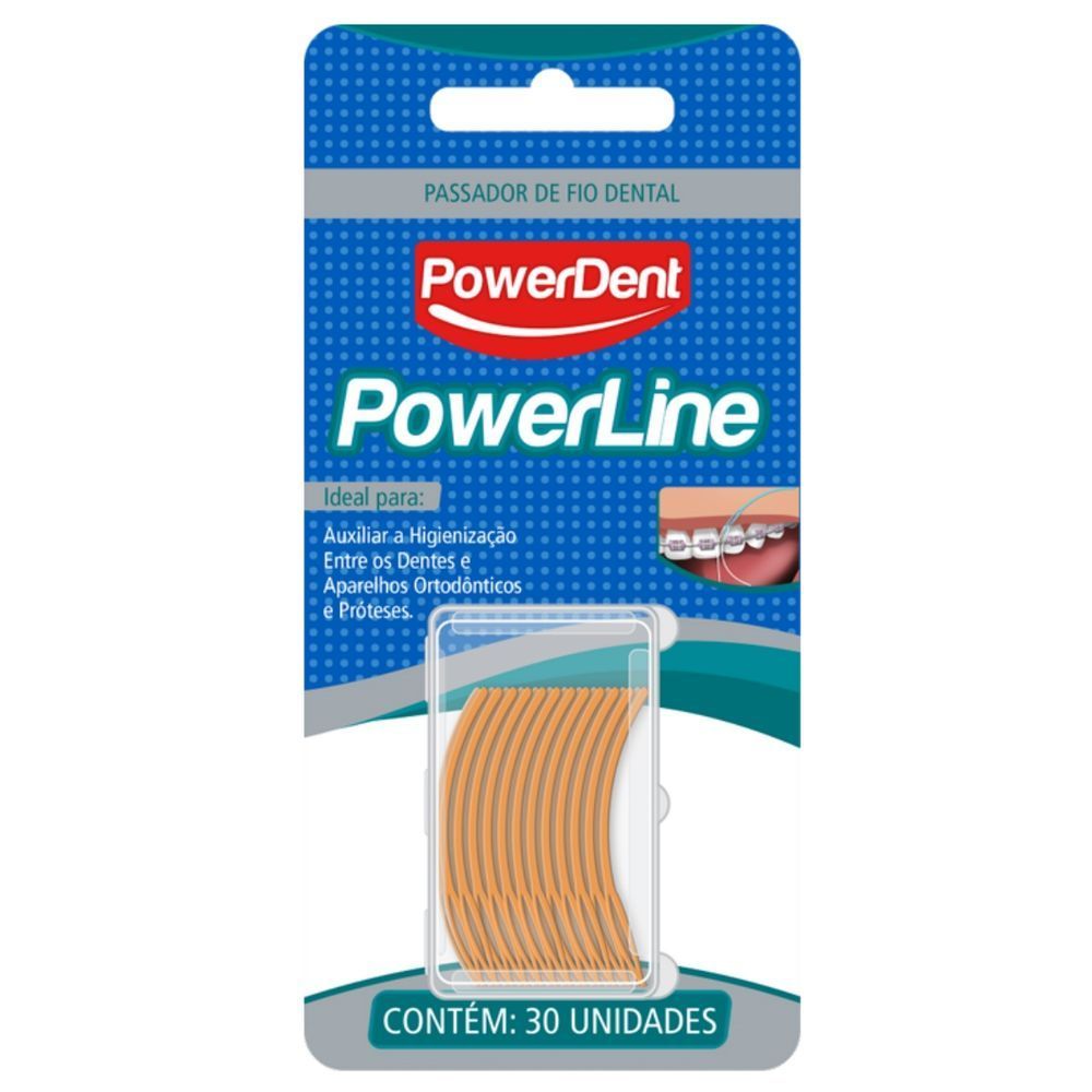 [TESTE] Passador De Fio Dental Powerline 30 Unidades