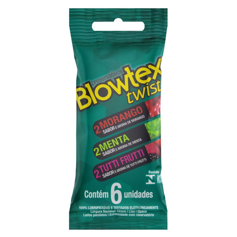 [TESTE] Preservativo Twist Com 6 Unidades Blowtex