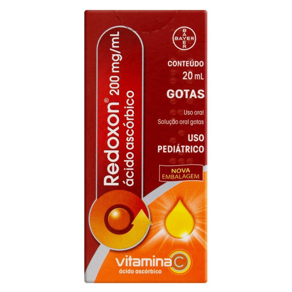 [TESTE] Redoxon Gotas 200Mg/mL Caixa Com 1 Frasco Gotejador Com 20mL De Solução De Uso Oral