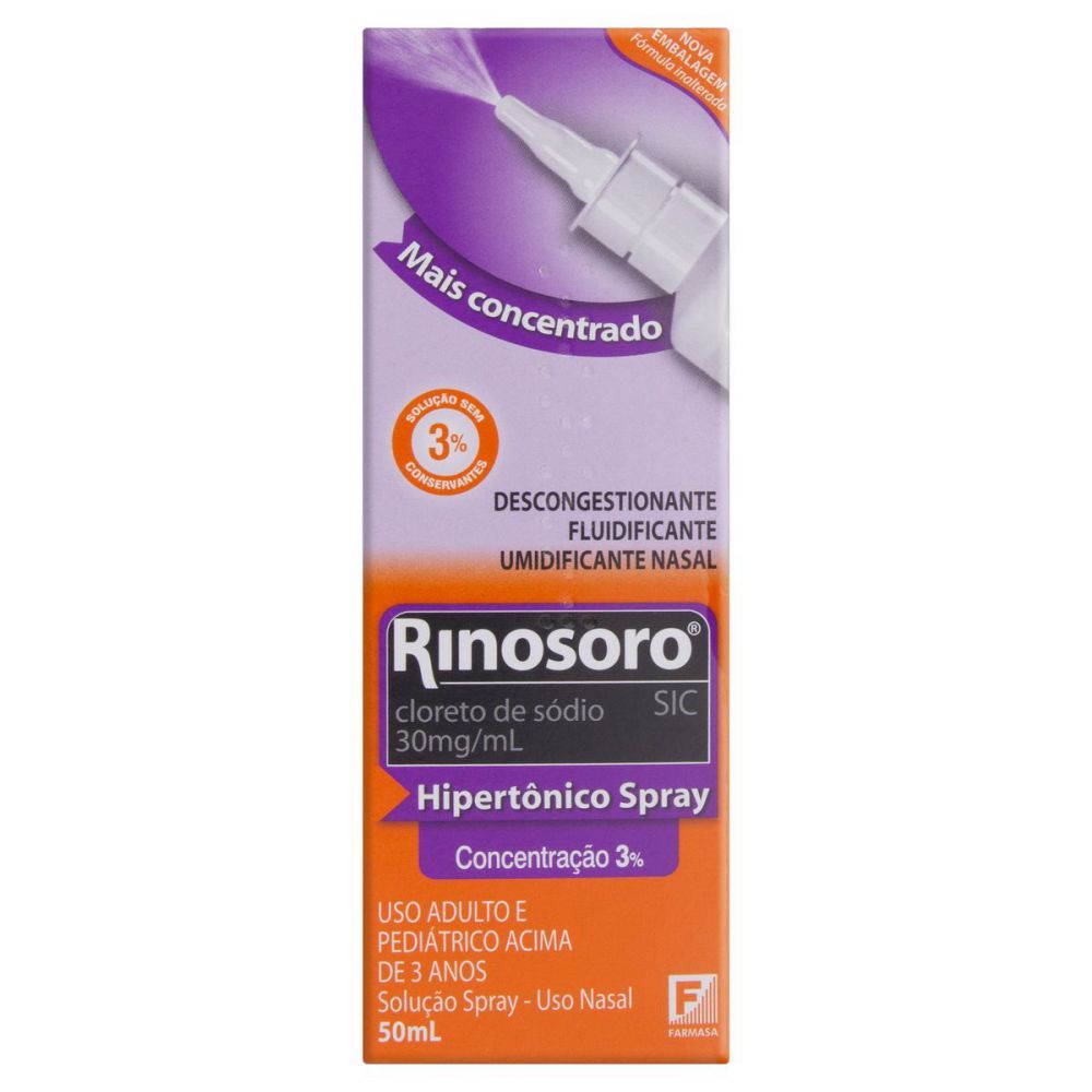 [TESTE] Rinosoro Sic 30Mg/mL Frasco Spray Com 50mL De Solução De Uso Nasal