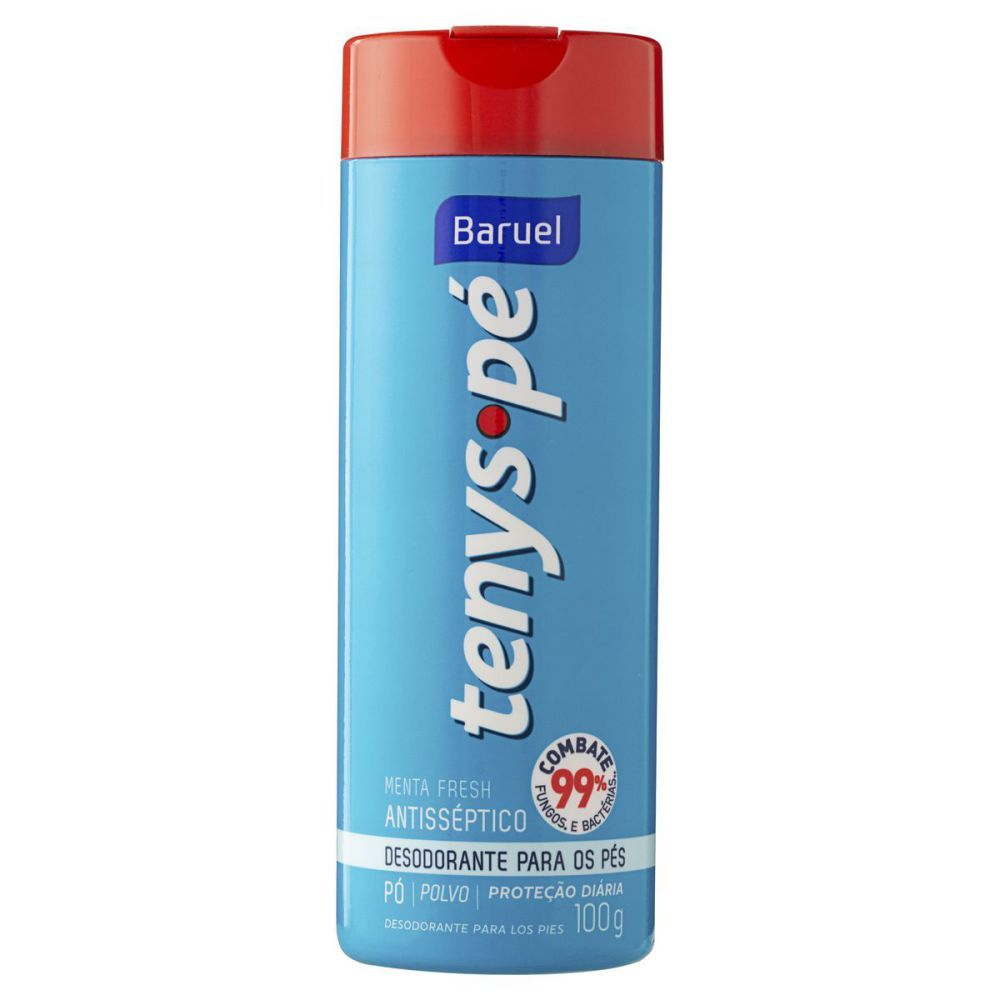 [TESTE] Talco Para Pés Tenis Pé Baruel Mentolado 100G