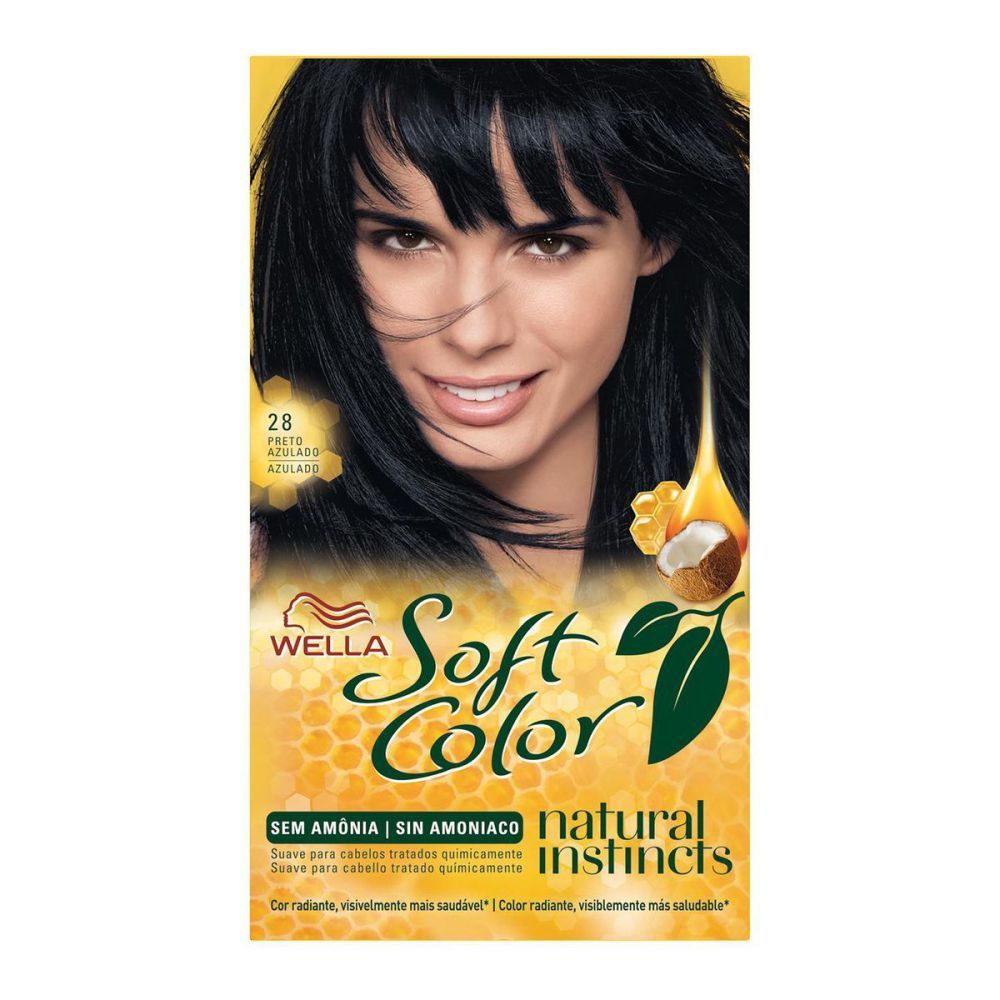 [TESTE] Tonalizante Soft Color N° 28 Preto Azulado