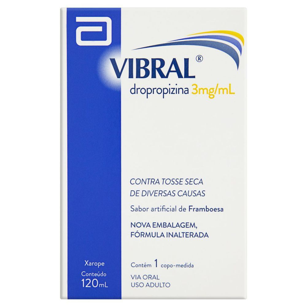 [TESTE] Vibral 3Mg/mL Caixa Contendo 1 Frasco Com 120mL De Xarope De Uso Adulto + 1 Copo Medidor