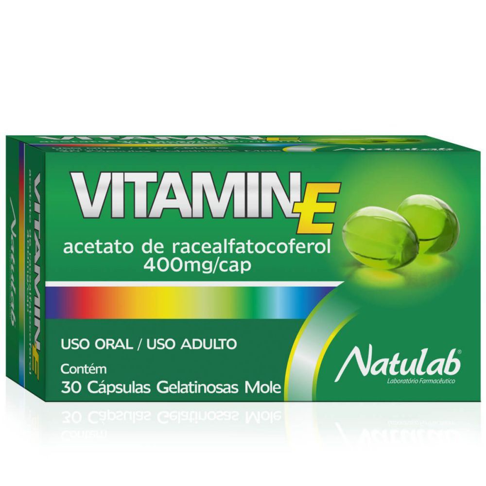 [TESTE] Vitamin E 400Mg Caixa Com 30 Cápsulas