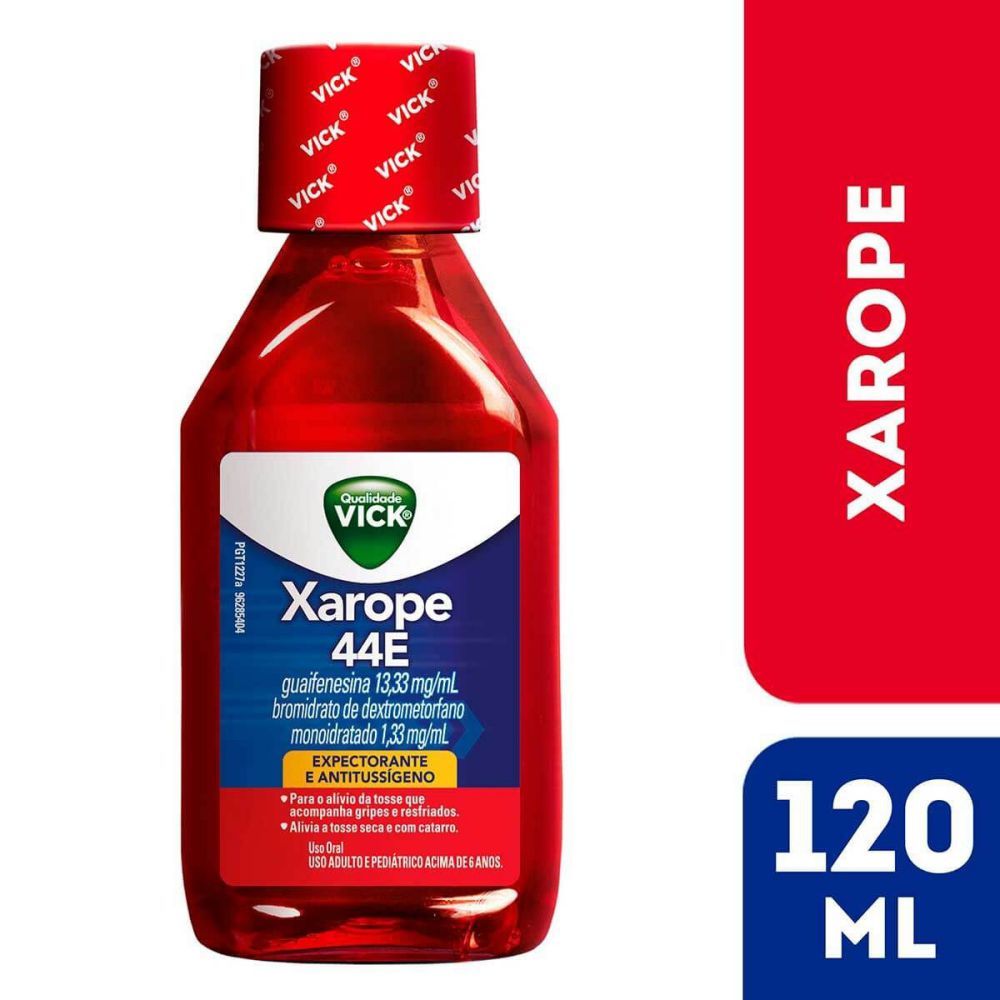 [TESTE] Xarope 44E 1,3 + 13,3Mg Xarope Frasco Com 120mL