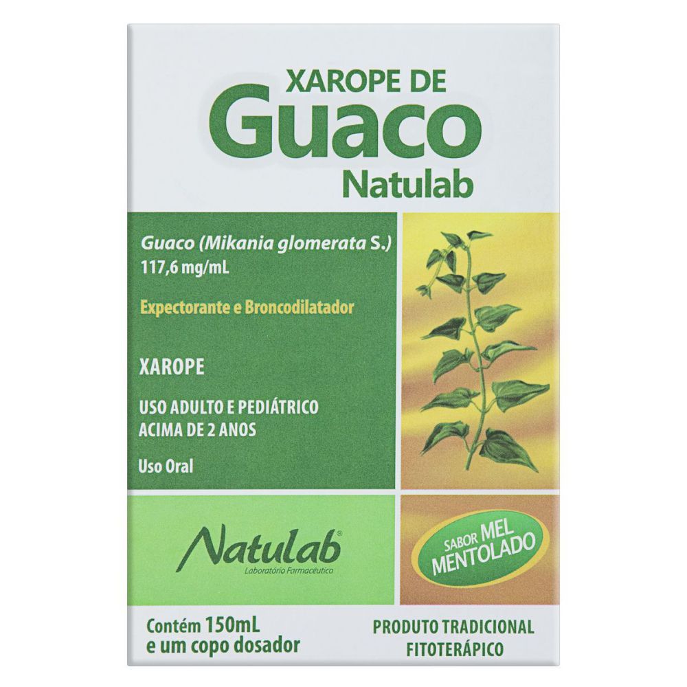 [TESTE] Xarope De Guaco Natulab 117,6Mg/mL Caixa Com 1 Frasco Com 150mL De Xarope