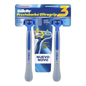 Aparelho De Barbear Gillette Prestobarba Ultragrip 3 2 Unidades