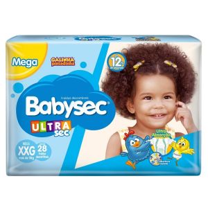 Fralda Babysec Ultra Sec Galinha Pintadinha Xxg 28 Unidades