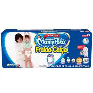 Fralda-Calça Mamypoko Tamanho Xxg 24 Unidades