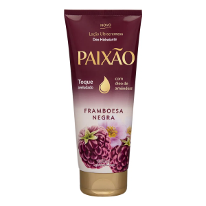 Hidratante Desodorante Corporal Paixão Framboesa Negra Hibisco Paixão Branco 200 mL