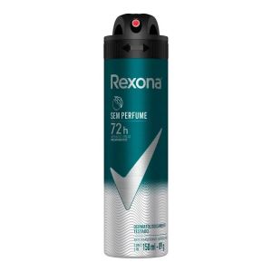 Desodorante Antitranspirante Rexona Masculino Aerosol Sem Perfume 150mL