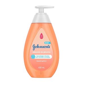 Sabonete Glicerinado Da Cabeça Aos Pés Johnson'S Baby Líquido 400mL