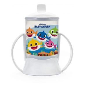 Multi Copo Baby Shark 200mL Com Alça E Tampa