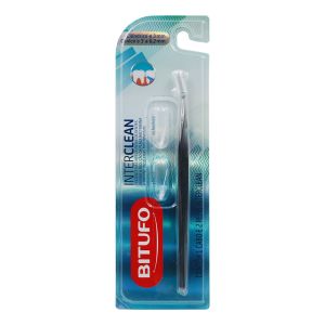 Escova De Dente Bitufo Interclean Com 1 Refil Cônico 2, 5 A 4 Milímetros 1 Cilíndrico 3Mm, Bitufo