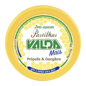 Pastilha Valda Mais Própolis E Gengibre Lata 50G