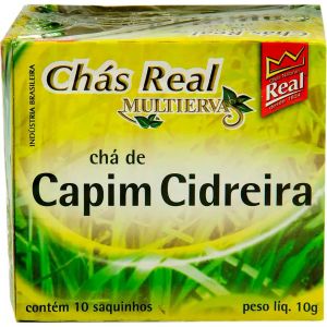 Chás Real Multiervas Capim Cidreira Sachê 10 Unidades