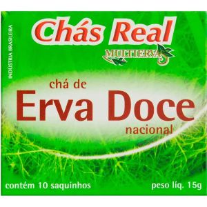 Chás Real Multiervas Erva Doce Sachê 10 Unidades