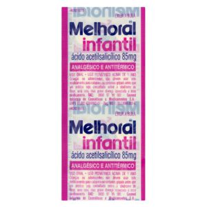 Melhoral Infantil 85Mg Blíster Com 8 Comprimidos