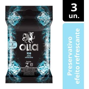 Preservativo Olla Ice 3 Unidades