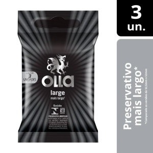 Preservativo Olla Large 3 Unidades
