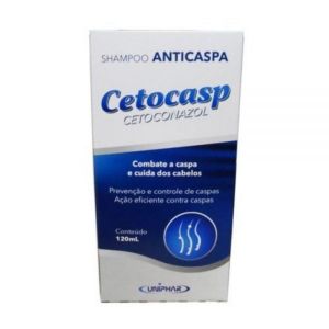 Shampoo Anticaspa Cetocasp Caixa Com 1 Frasco Com 200mL De Shampoo