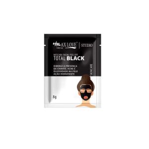 Máscara Facial Max Love Total Black 8G