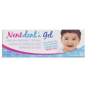 Nenê Dental N 150Mg + 3,4Mg + 3,2Mg Caixa Com 1 Bisnaga Com 10G De Gel De Uso Bucal