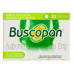 Buscopan Drágeas 10Mg Caixa Com 20 Drágeas