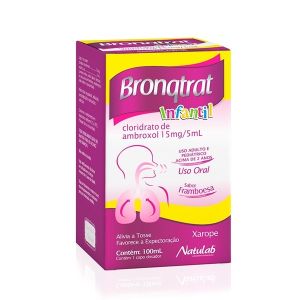Bronqtrat 3Mg/mL, Caixa Com 1 Frasco Com 100mL De Xarope + Copo Medidor, Infantil