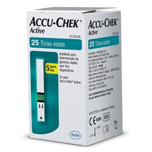 Tiras Accu Chek Active 25 Unidades Roche