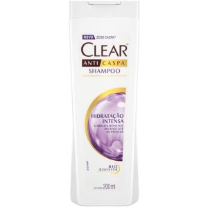 Shampoo Anticaspa Clear Women Hidratação Intensa 200 mL Clear Branco