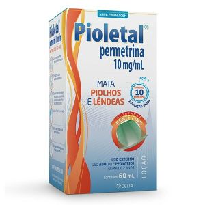 Pioletal 10Mg/mL Caixa Com 1 Frasco Com 60mL De Loção De Uso Dermatológico