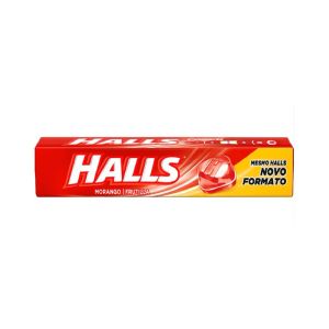 Bala Halls Morango 28G 1 Unidade
