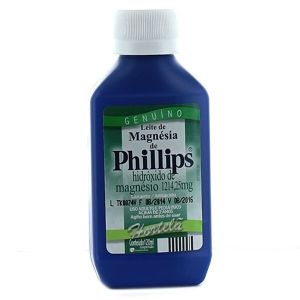Leite De Magnésia De Phillips 1200Mg15mL Frasco Com 120mL De Suspensão De Uso Oral Sabor Hortelã