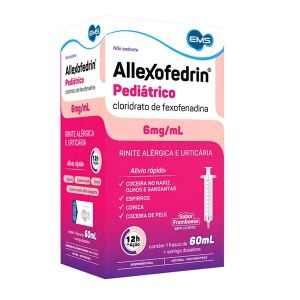 Allexofedrin 6Mg/mL 60mL Sabor Framboesa