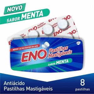 Sal De Fruta Eno Tabsorvente Com 8 Comprimidosr Caixa Com 12