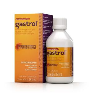 Gastrol Suspensão 125Mg/mL + 50Mg/mL + 180Mg/mL Caixa Com 1 Frasco Com 250mL De Suspensão De Uso Oral