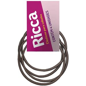 Elastico Ricca Basic Cores Sortidas 1 Kit Com 4 Unidades
