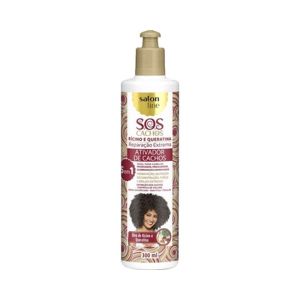 Ativador De Cachos Salon Line Sos Cachos Reparação Extrema Rícino E Queratina 300mL