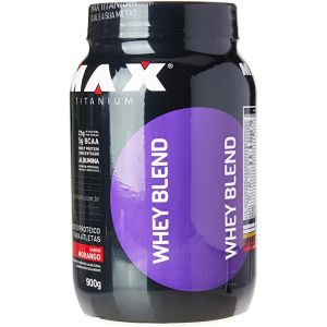 Whey Blend 900G Morango Max Titanium