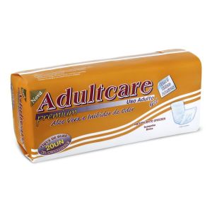 Absorvente Geriátrico Adultcare Premium Tamanho Único 20 Unidades