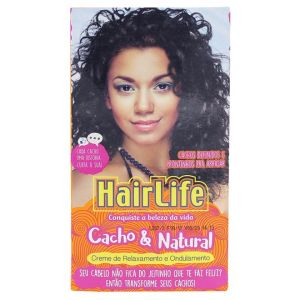 Creme Para Encacheamento Hairlife Cachos & Natural Com 180 Gramas