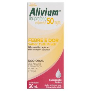Alivium 50mg/mL Caixa com 1 Frasco Gotejador com 30mL de Suspensão de Uso Oral