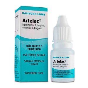 Artelac 3,2mg/mL + 0,1mg/mL Caixa com 1 Frasco Gotejador com 10mL de Suspensão de Uso Oftálmico