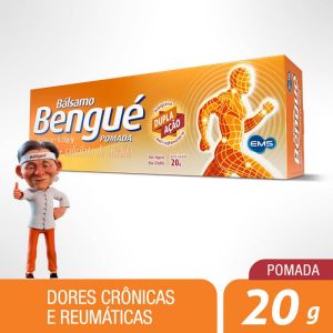 Bálsamo Bengué Pomada 0,25G/G + 0,25G/G Caixa com 1 Bisnaga com 20G de Pomada de Uso Dermatológico