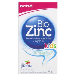 Suplemento Alimentar Infantil Biozinc Kids 2Mg0,5mL Solução Com 75mL
