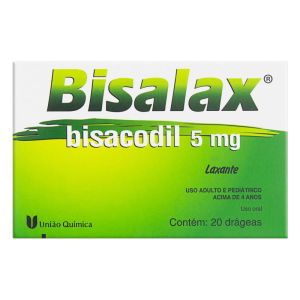 Bisalax 5mg Caixa com 20 Drágeas