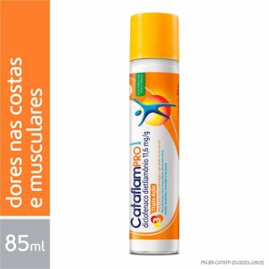 Cataflampro Aerossol 11,6mg Caixa com 1 Tubo Aerosol com 85mL de Solução de Uso Dermatológico