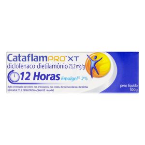 Cataflampro Xt Emulgel 23,2mg Caixa com 1 Tubo com 100G de Gel de Uso Dermatológico